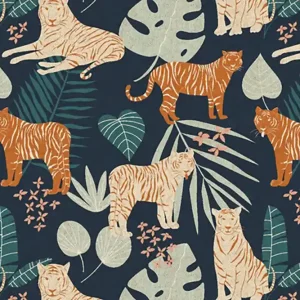 Weltweiter Versand Jungle Cruisin Alicia Bruce Stripe Squad - Goodnight Moon Unbleached Canvas