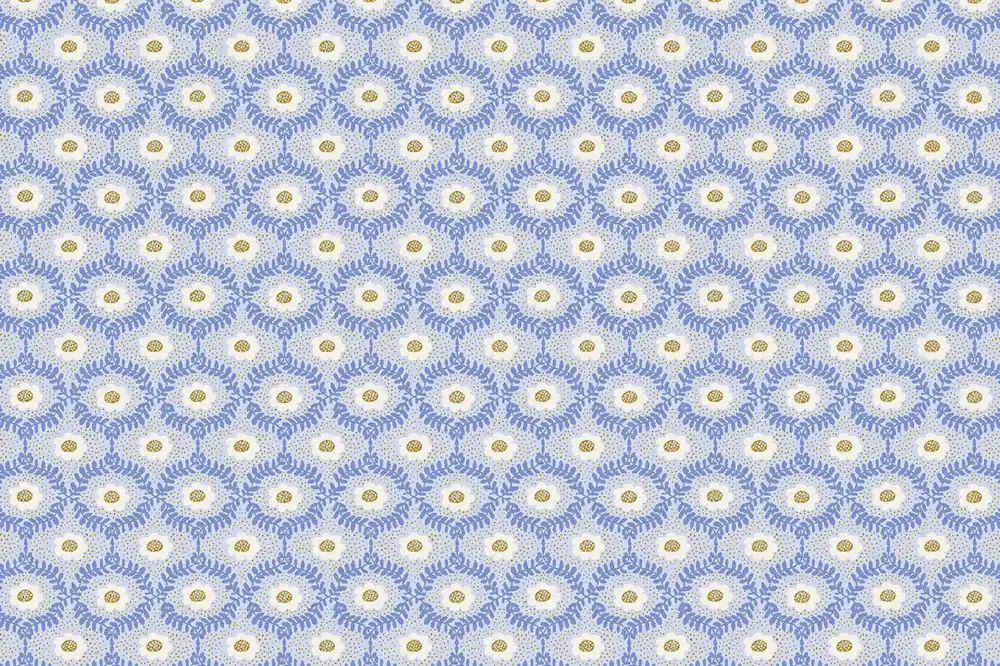 Bestseller Rifle Paper Vintage Garden Emma Light Blue Metallic