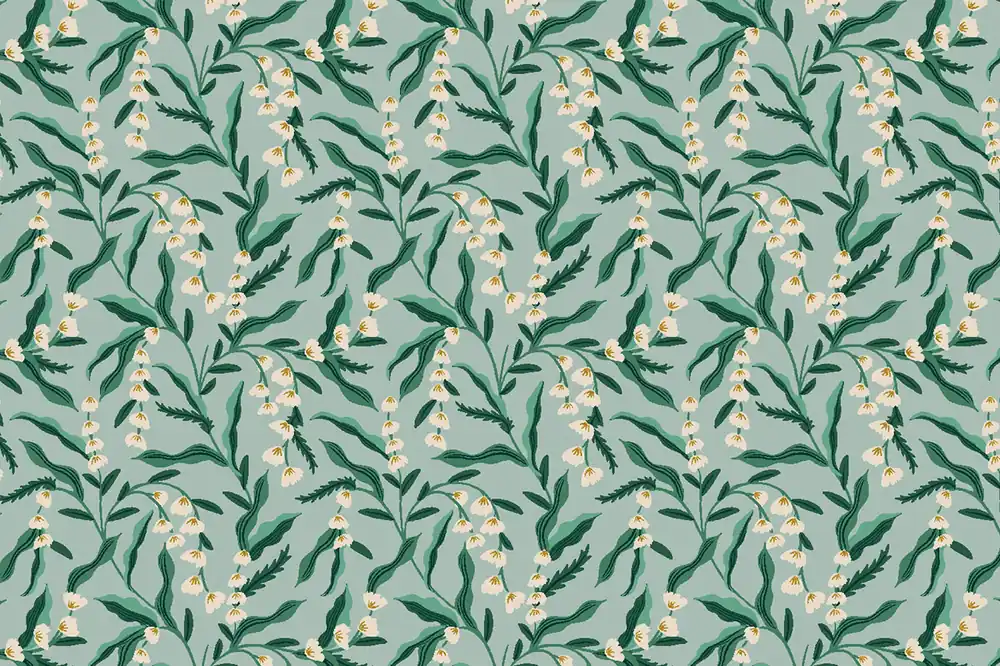 Neuheit Rifle Paper Vintage Garden Lily Mint Metallic