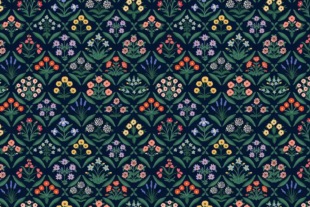 Rifle Paper Vintage Garden Estee Navy Geprüft