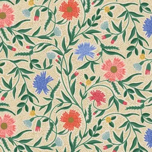 Nur Für Kurze Zeit Rifle Paper Vintage Garden Aster Cream Metallic