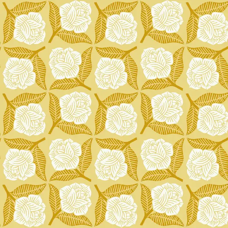 Sweet Floral Scent Canvas Sweet Roses Yellow Loes van Oosten Markenprodukt