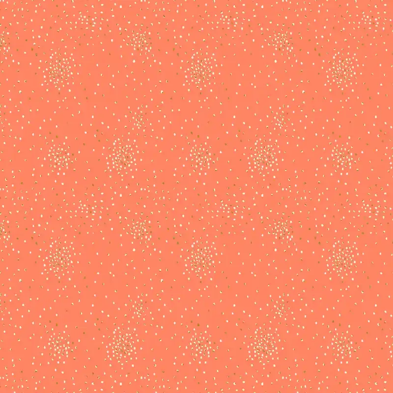 Cotton and Steel Basics – Clusters Melon Metallic Direktkauf