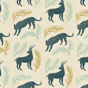 Solange Der Vorrat Reicht Reststück All Through the Land Amelie Mancini Grassland Slate Metallic