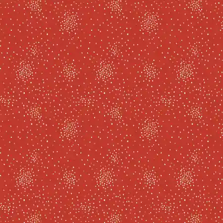 Cotton and Steel Basics – Clusters Ruby Metallic Top-Qualität