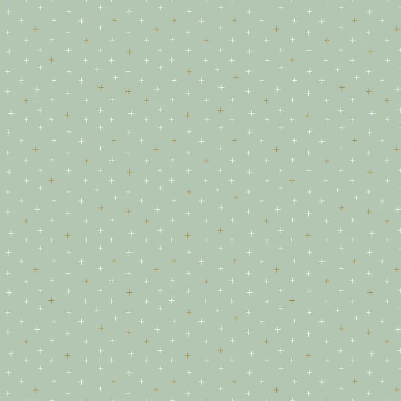 Gratis Versand Cotton and Steel Basics – Be Positive Swept Away Metallic