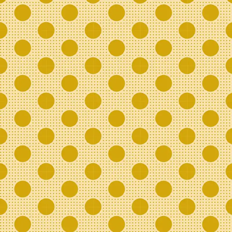 Tilda Medium Dots Flaxen yellow Gratis Versand