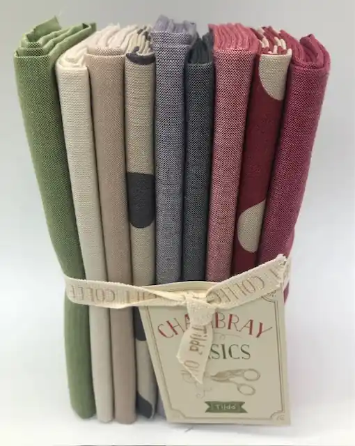 Meistverkauft Fat Quarter Set Tilda Chambray basics creating memories winter