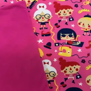 Stoffpaket Fashiongirl Uni fuchsia Top-Angebot