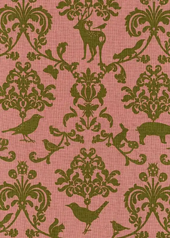 Echino Damask rosa Billig