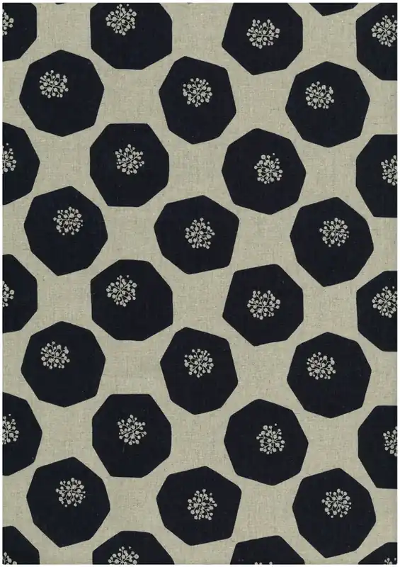 Echino Mellow linen black Heute Kaufen