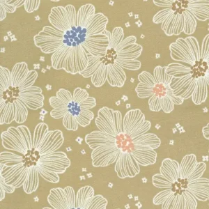 Saisonangebot Kokka Oxford Flower beige