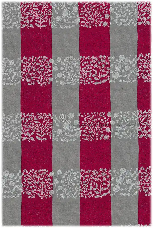 Top-Preis Echino Leinen/Baumwolle Lattice Pink