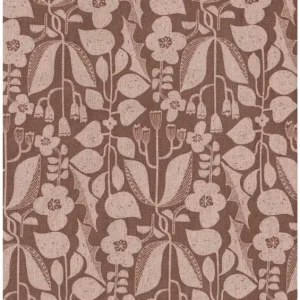 Kokka Canvas Retroblumen dusty rose Solange Der Vorrat Reicht