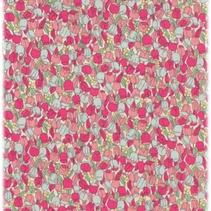 Linnea Dots Oxford Dreamgirl Tulips pink Preisreduziert