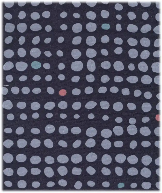 Linnea Dots Oxford dark grey Expressversand