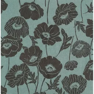 Jetzt Zugreifen Kokka Canvas Poppy mint