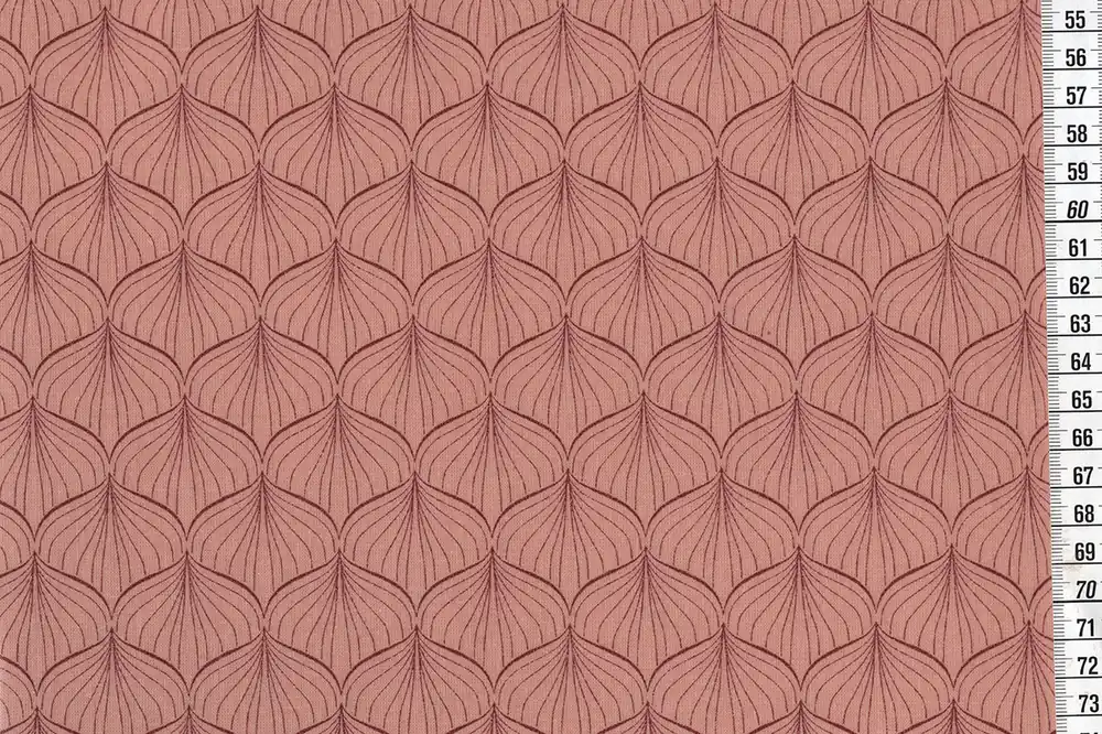 Wachstuch Alli powder rose/ginger red Top-Preis