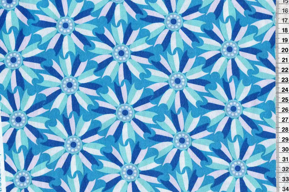 Midsommar by Pippa Shaw Windmill Flowers blue Exklusiv