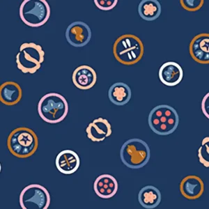 Kingyo by Lemonni Kamon Dark Blue Gratis Versand