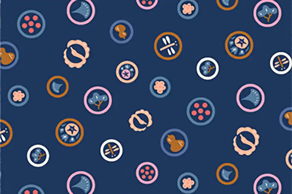 Kingyo by Lemonni Kamon Dark Blue Gratis Versand