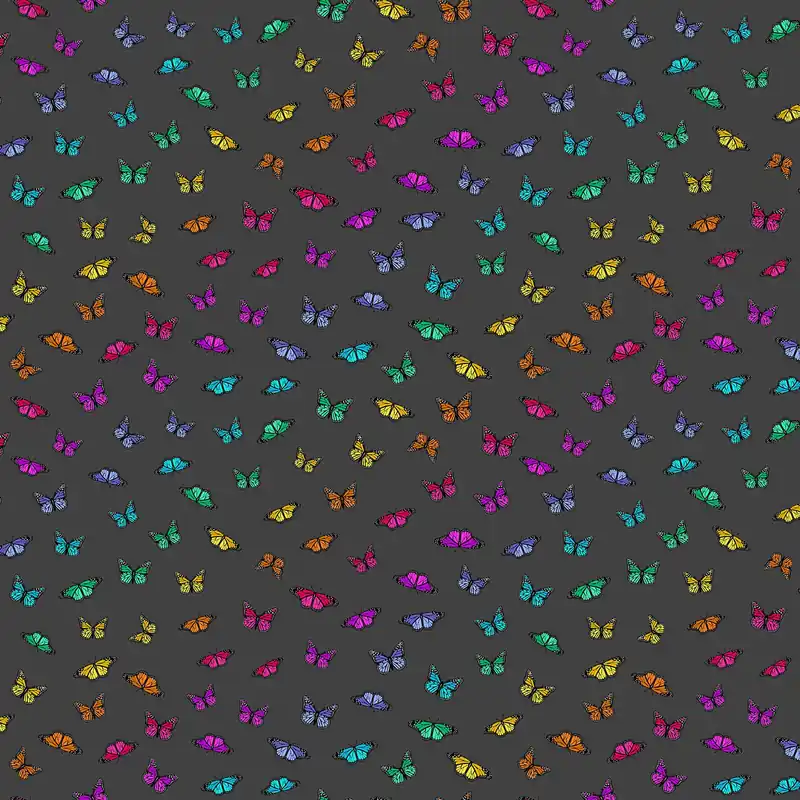 Top-Preis Alison Glass Color Wheel Butterfly Rainbow Night