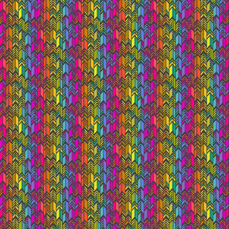 Abverkauf Alison Glass Color Wheel Spectrum Feathers Night