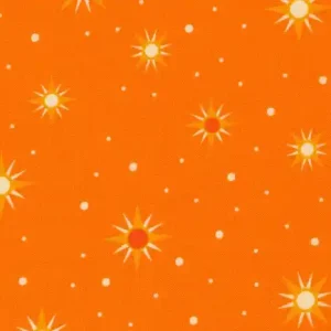 Neu Elizabeth Hartman Planetarium Stars orange