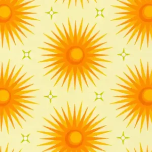 Handgefertigt Elizabeth Hartman Planetarium Suns meringue