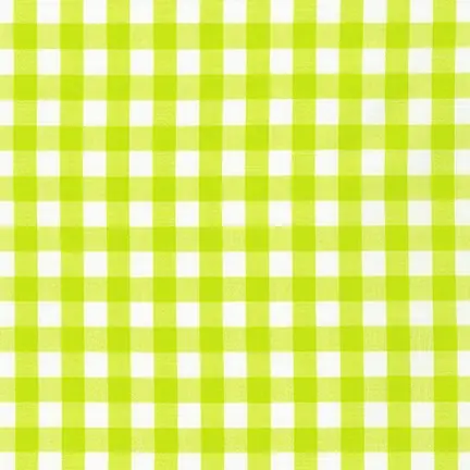 Elizabeth Hartman Kitchen Window Wovens Gingham Acid Lime Aktuell