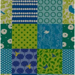 Expressversand Echino Patchwork multi green