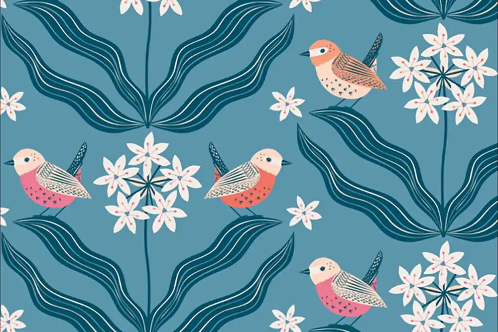 Cloud9 Tiny & Wild by Sue Gibbens Wrens in the Ramsons Direktkauf