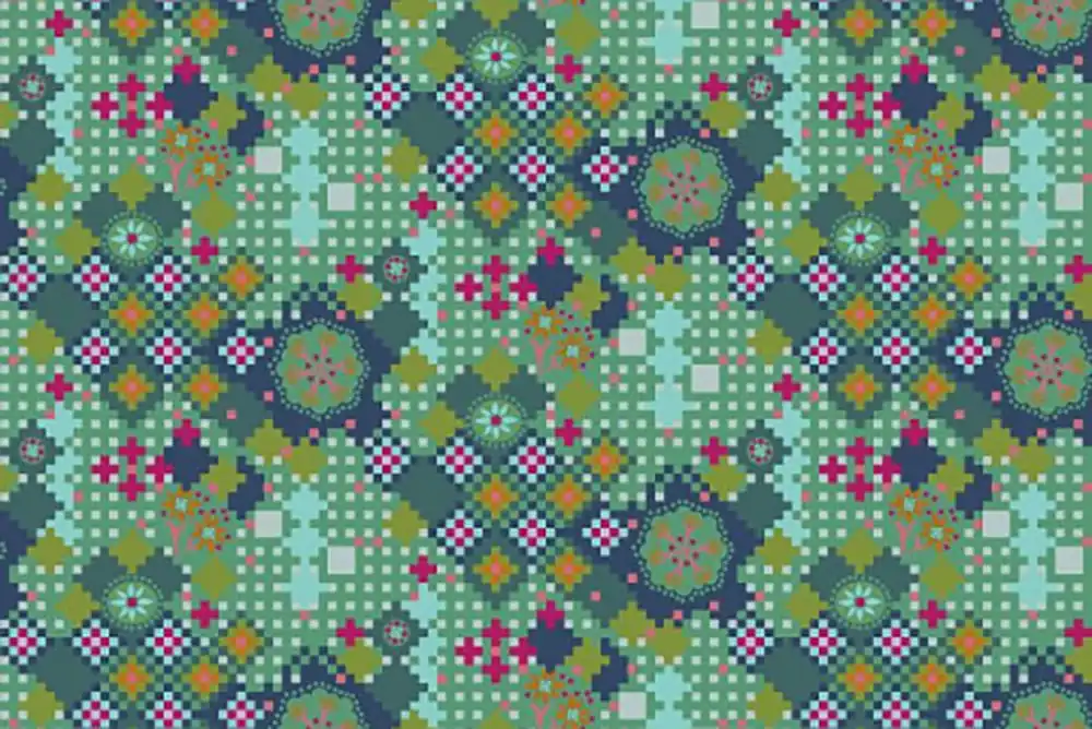 Ausverkauf Anna Maria Horner Love Always Postage Due Jade