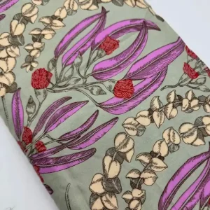 Viscosedruck Anna Maria Horner Pretty Potent Eucalyptus Ruby Meistverkauft