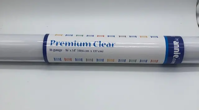 by annie’s Vinyl clear 16×54″ Neue Ware