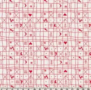 Highlight Westfalenstoff Hähnchen weiß/rot