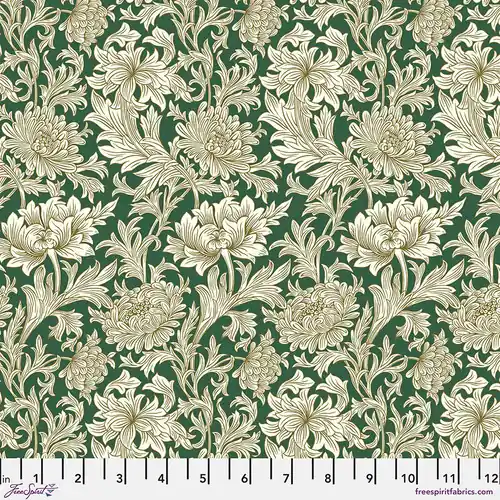 Morris & Co. The Oxford Holiday Collection Chrysanthenum Toile Forest Beliebt