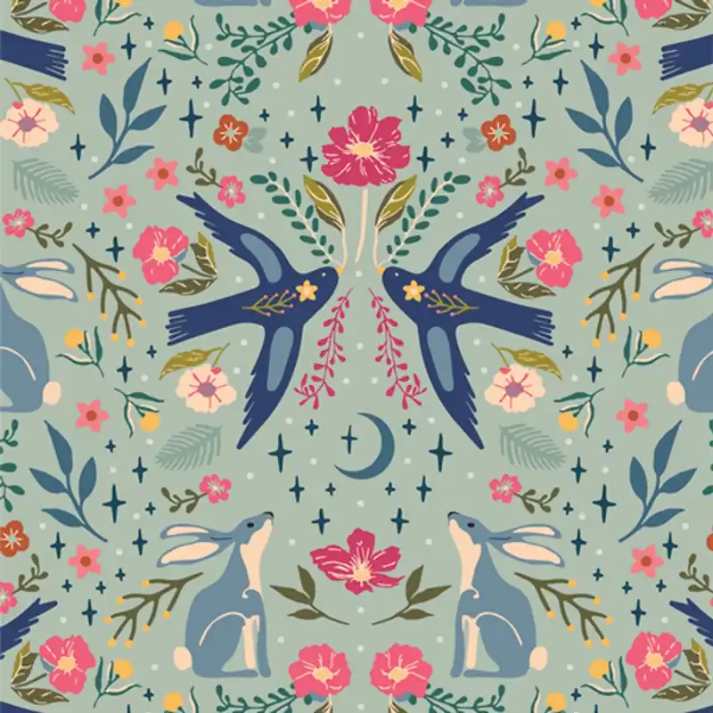 Versand Am Gleichen Tag Art Gallery Maureen Cracknell Starling MOONLIT FOREST DAWN