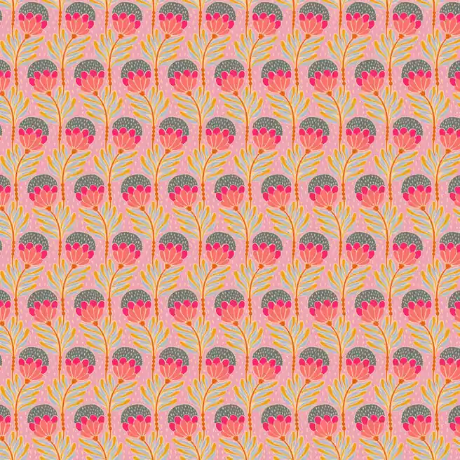 Anna Maria Parry Shooting Star Bouncy Blooms Lavender Ausverkauf