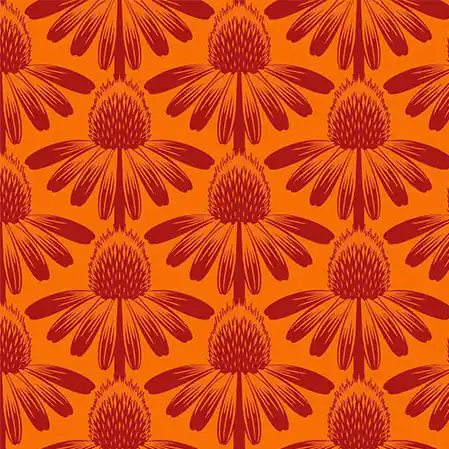 Direkt Vom Hersteller Anna Maria Parry Indelible Coneflower tangerine
