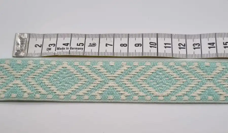 Abverkauf Gurtband Raute mint 30 mm