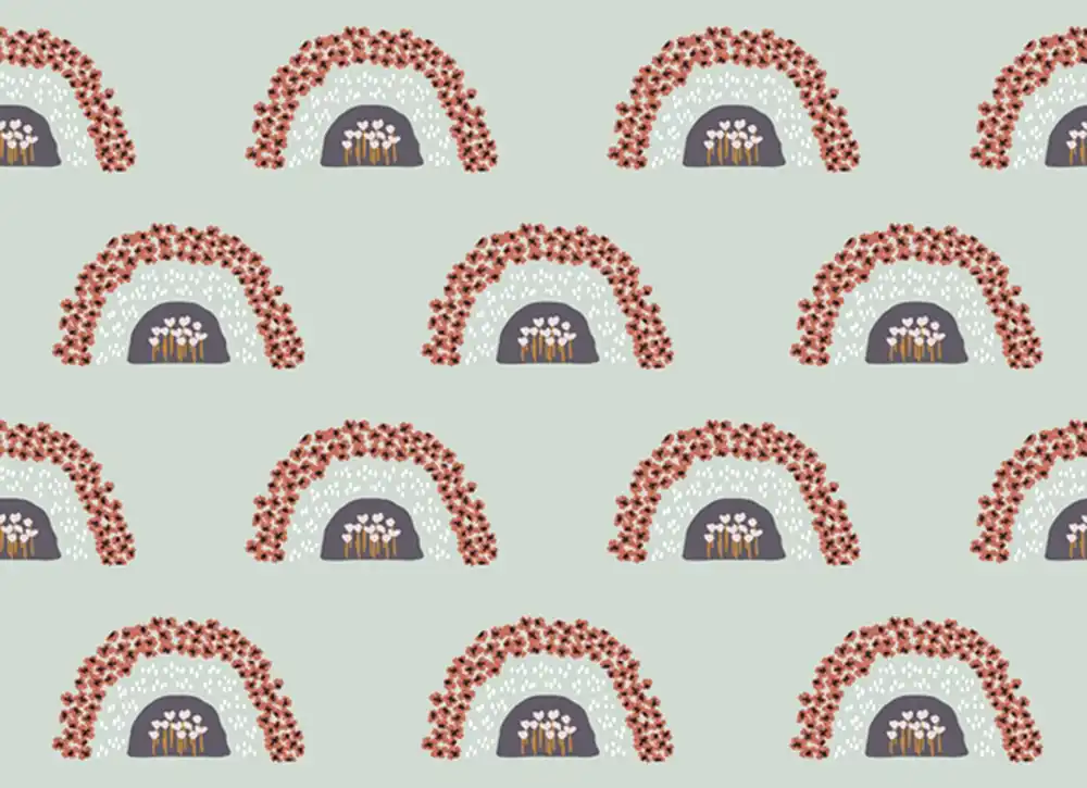 Sonderaktion Dusk Till Dawn by Hope Johnson Flower Hills White Rain