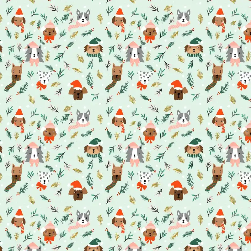 Markenprodukt Merry Pawmas Holiday Barkmas Tree Light Mint Metallic