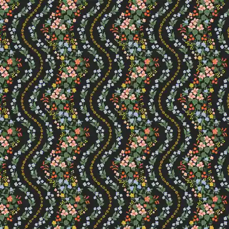 Direkt Vom Hersteller Rifle Paper Dahlia Wildwood Vines Black Metallic