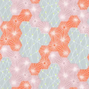 Wachstuch Tayutou by Fabric Uta Dewdrop orange Jetzt Zugreifen