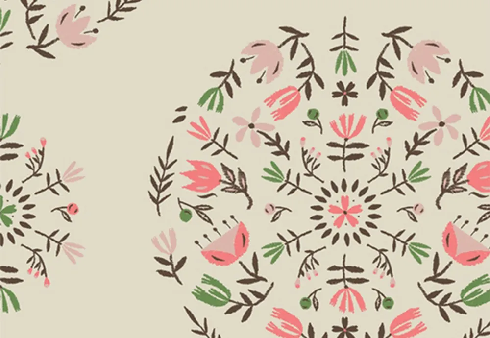 Meriwether by Art Gallery Meadow Mandala Awaken Geld-Zurück-Garantie