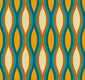 Sofort Bestellen Retro Geos by Leanne Friedberg Ogee Teal