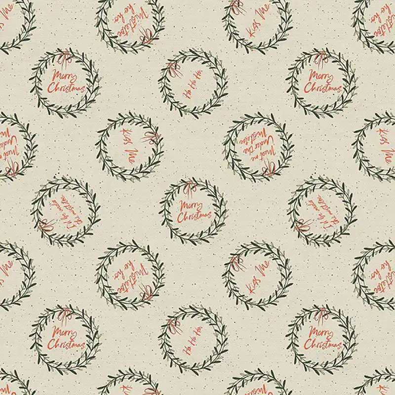 Mistletoe by Melanie Sharpe Wreath cream Sofort Bestellen