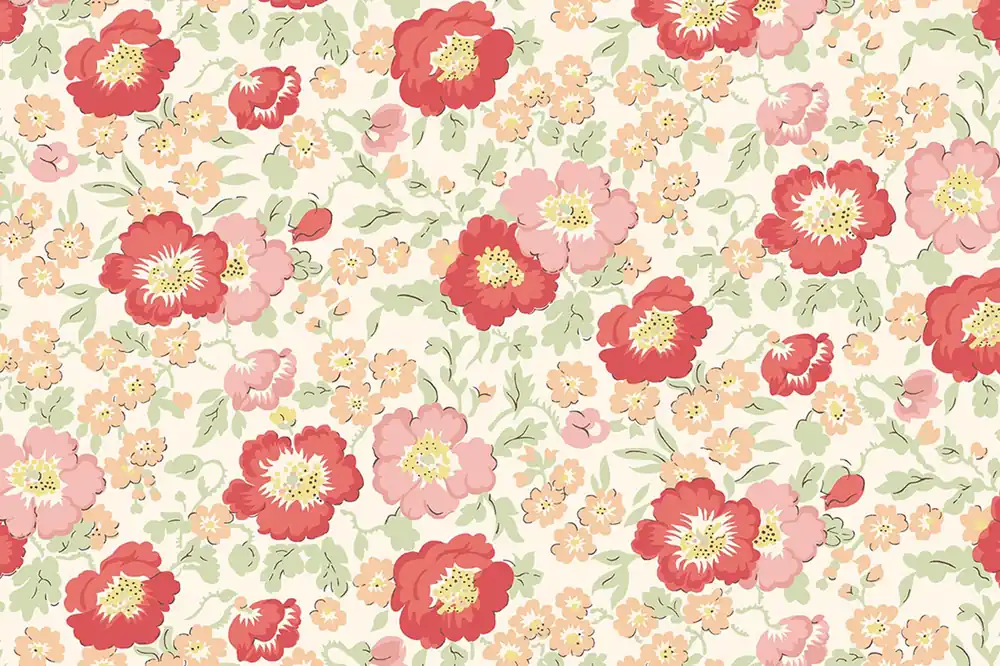 Jetzt Bestellen RIley Blake Design Liberty The Riviera Collection Coastel Flowers