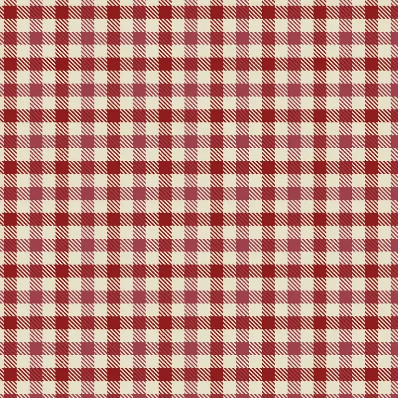 Close to My Heart Finishing Touches Check Plaid Vintage Kitchen Markenprodukt